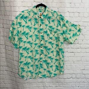 Tropical Bro’s palm tree Hawaiian style shirt